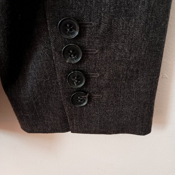 Bern and Mort Women’s 98% Wool Blend Gray Blazer Coat Size 10 - Picture 6 of 14